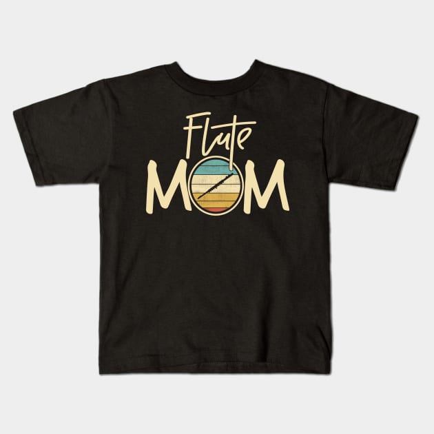 Marching Band - Funny Retro Flute Mom Gift Kids T-Shirt by DnB